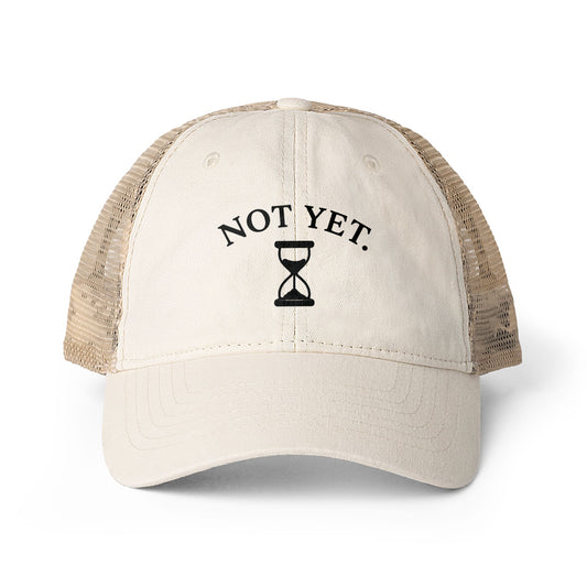 Women's Washed Mesh-Back Cap