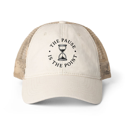 Women's Washed Mesh-Back Cap